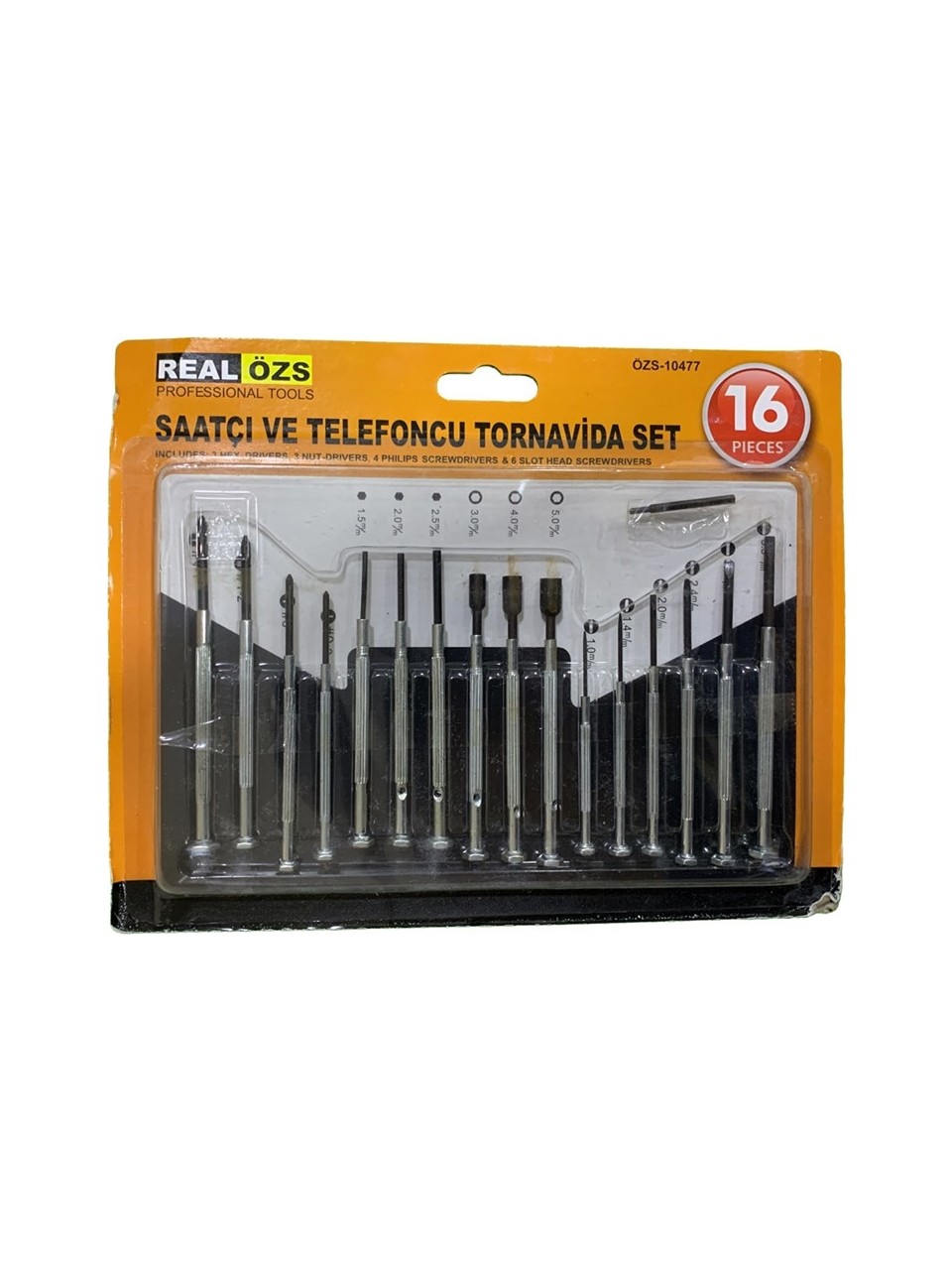 SAATÇI TORNAVIDA SETI 16 PARÇA